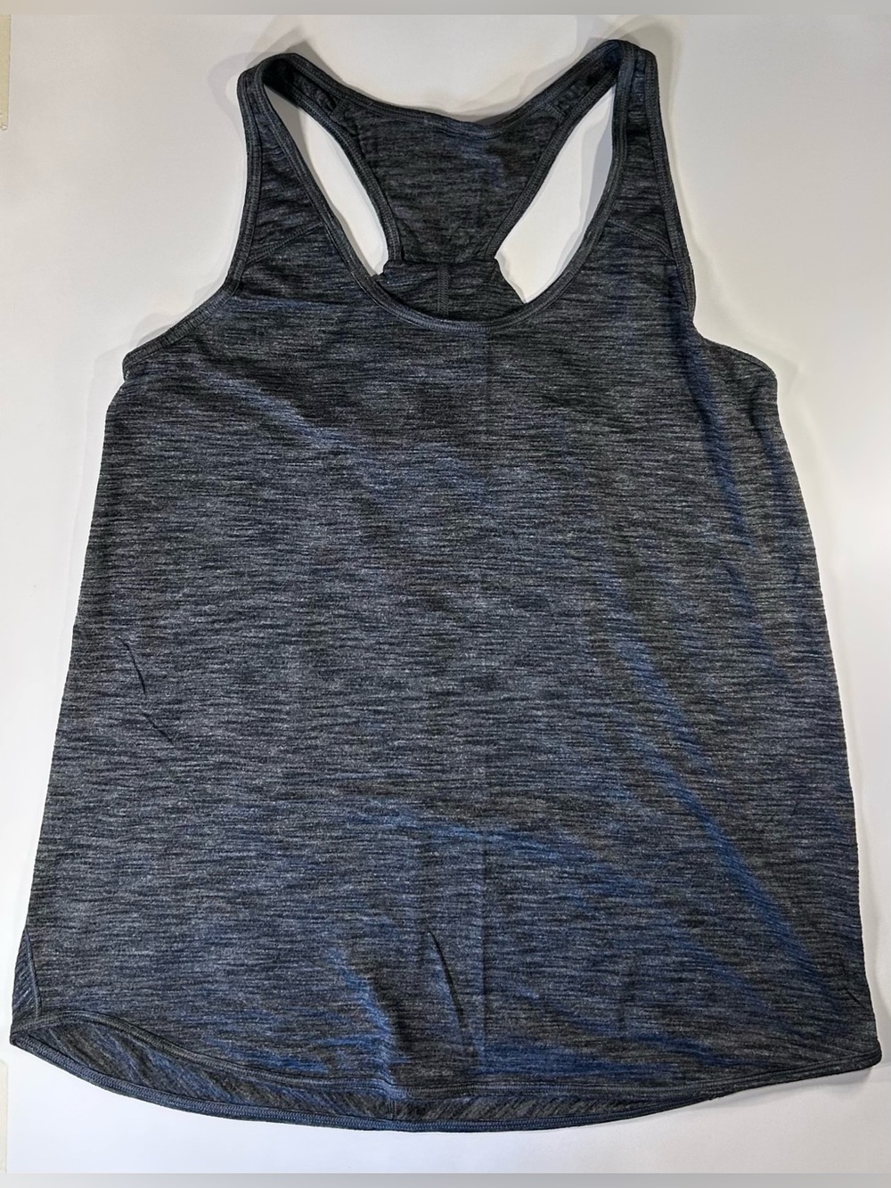 Lululemon Racerback Tank Top Heathered Grey Yoga Athletic Womens M